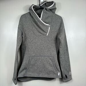 STIO Women's Sweetwater Fleece Hoodie Heathered Grey Size Small